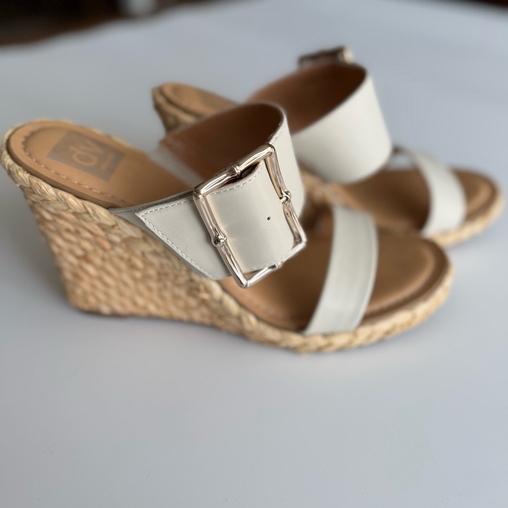 Dolce Vita Lucine Buckle Espadrille Wedges
